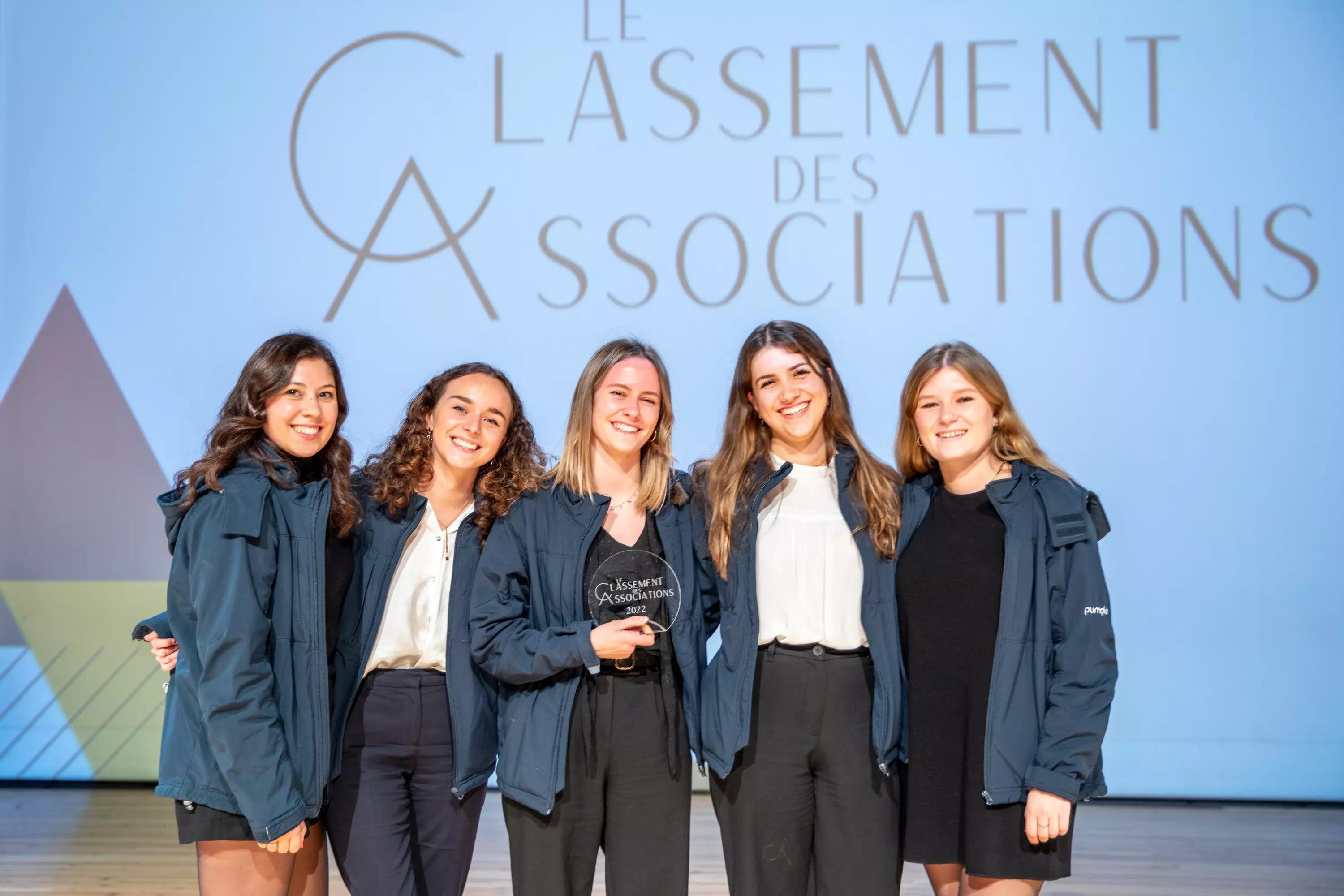 L'association Le Chti sur scène lors de la cérémonie finale.